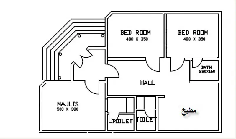 مخطط بيت صغير